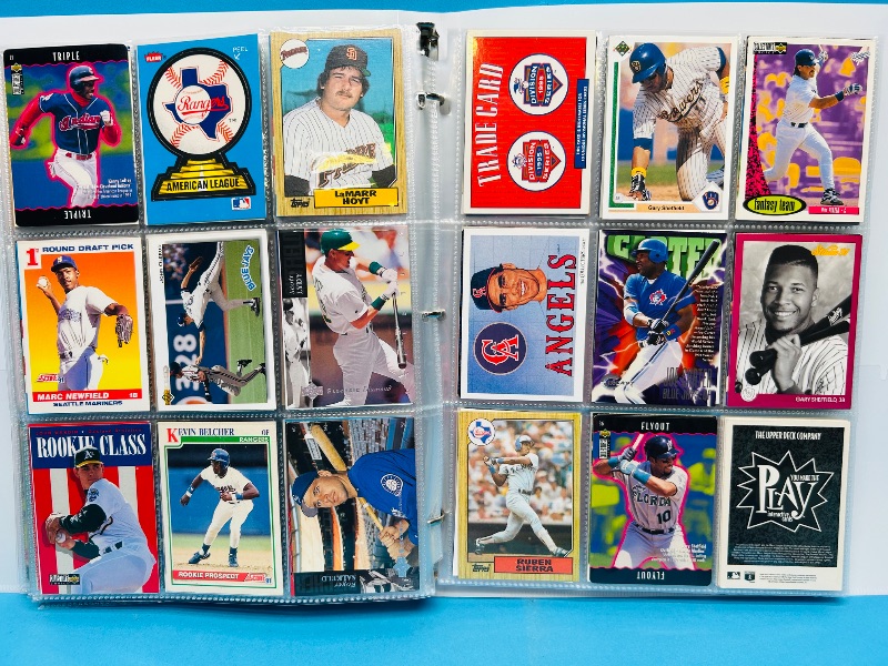 Photo 1 of 195234…final sale no returns/refunds-360 mixed baseball cards in binder 