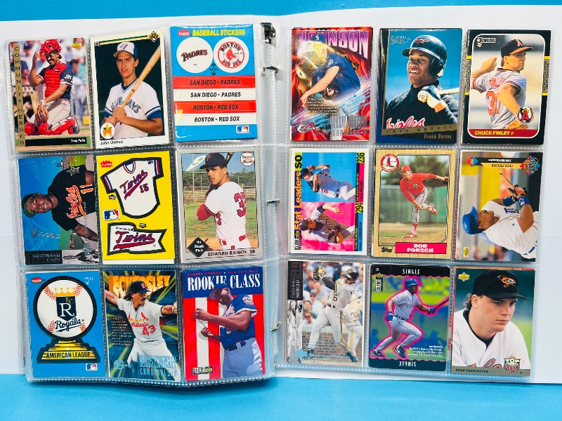 Photo 1 of 195234…final sale no returns/refunds-360 mixed baseball cards in binder 