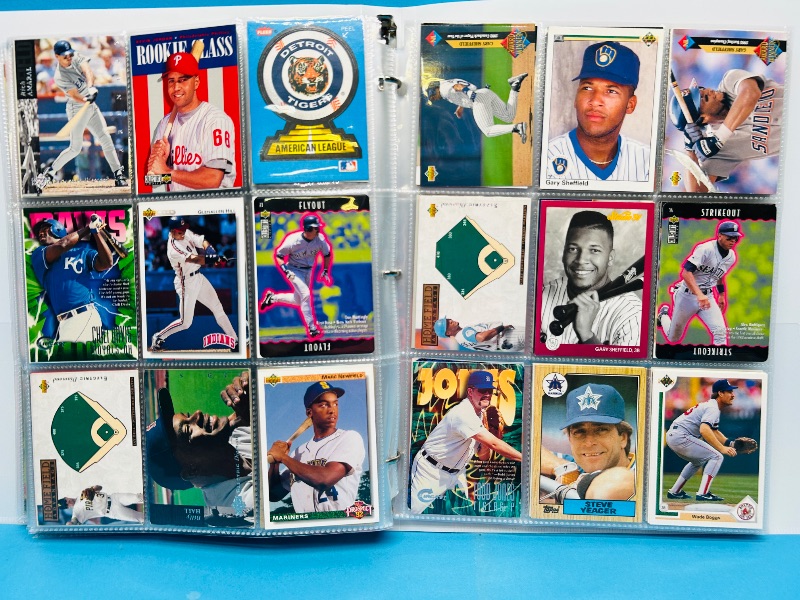 Photo 1 of 195234…final sale no returns/refunds-360 mixed baseball cards in binder 