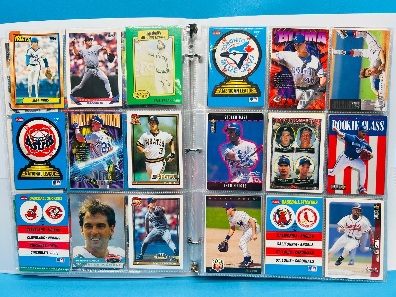 Photo 1 of 195234…final sale no returns/refunds-360 mixed baseball cards in binder 