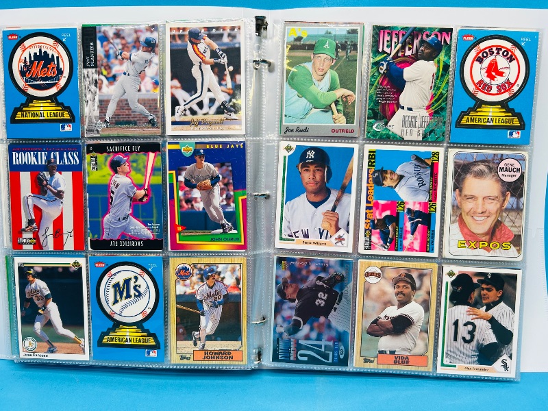 Photo 1 of 195234…final sale no returns/refunds-360 mixed baseball cards in binder 