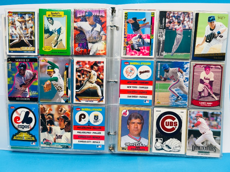 Photo 1 of 195234…final sale no returns/refunds-360 mixed baseball cards in binder 