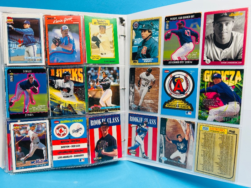 Photo 1 of 195234…final sale no returns/refunds-360 mixed baseball cards in binder 