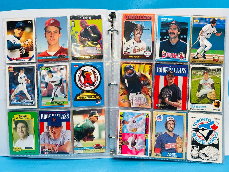 Photo 1 of 195234…final sale no returns/refunds-360 mixed baseball cards in binder 