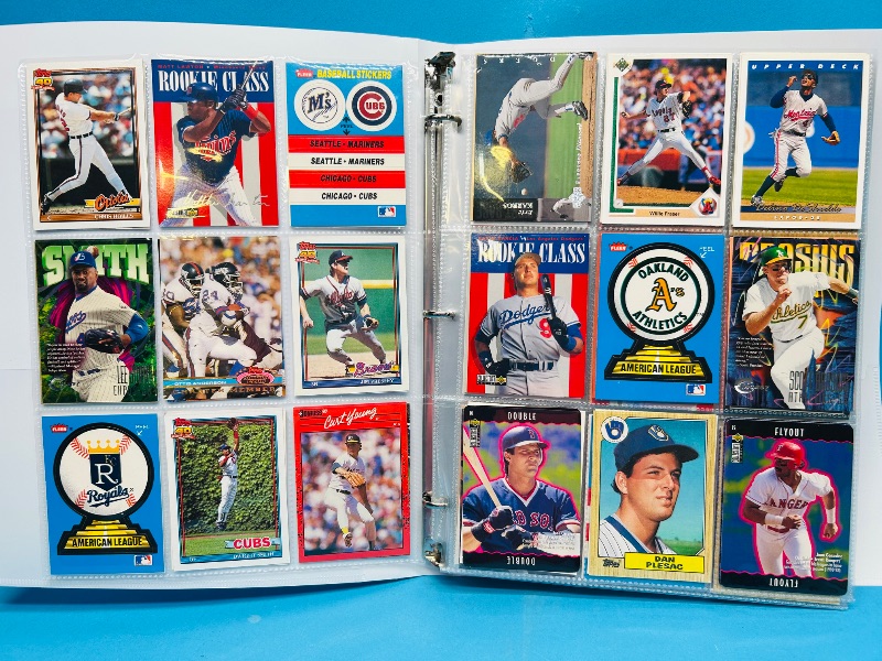 Photo 1 of 195234…final sale no returns/refunds-360 mixed baseball cards in binder 