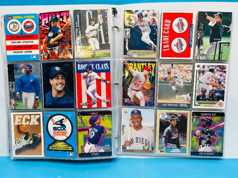 Photo 1 of 195234…final sale no returns/refunds-360 mixed baseball cards in binder 