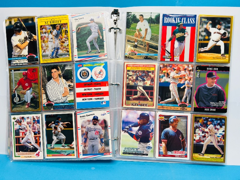 Photo 1 of 195235… final sale no returns/refunds-360 mixed baseball cards in binder 