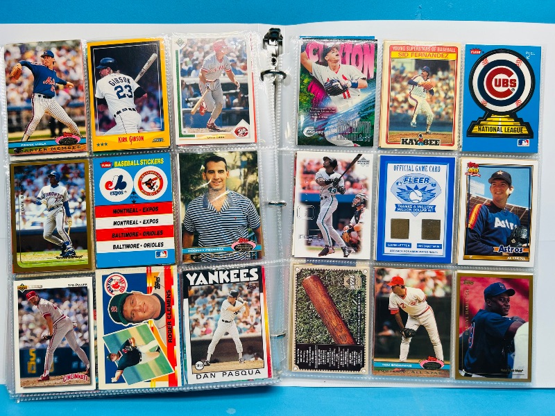 Photo 1 of 195235… final sale no returns/refunds-360 mixed baseball cards in binder 