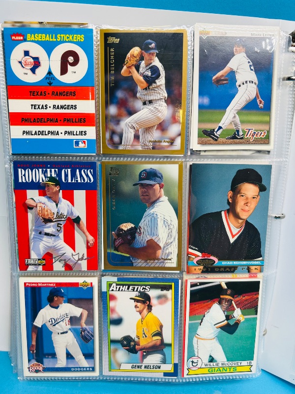 Photo 1 of 195235… final sale no returns/refunds-360 mixed baseball cards in binder 