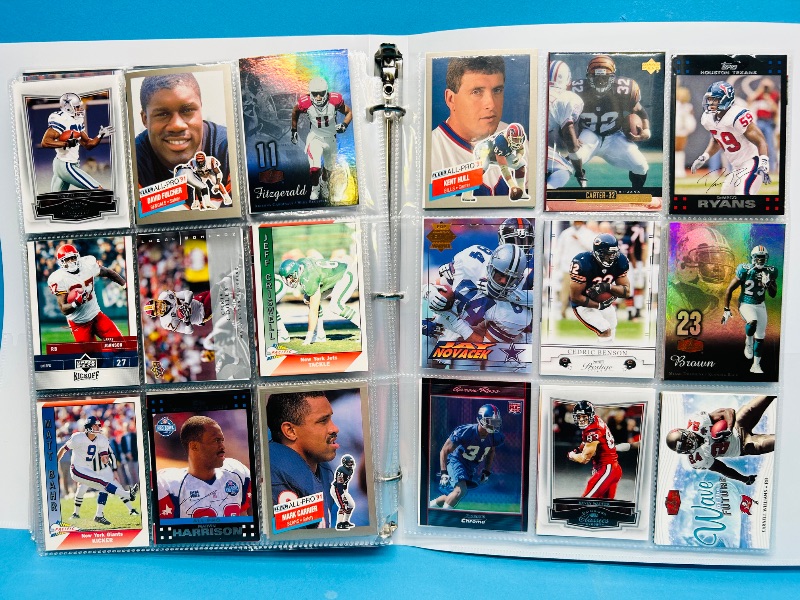 Photo 1 of 195237… final sale no returns/refunds-270 mixed football cards in binder 