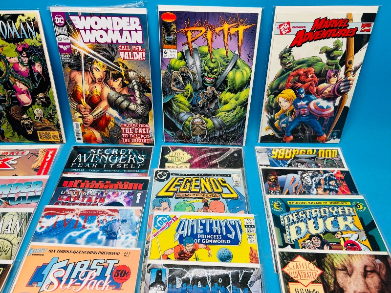 Photo 1 of 195258…final sale no returns/refunds- 30 comics in plastic sleeves 