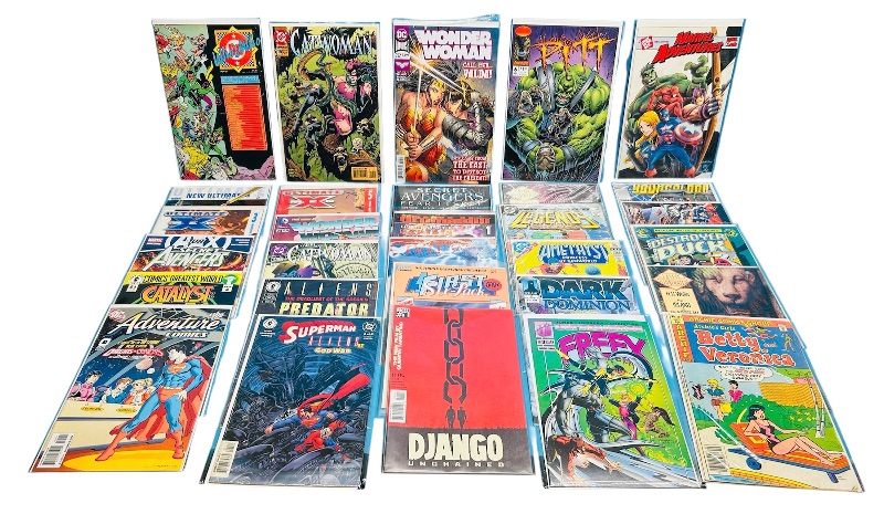 Photo 1 of 195258…final sale no returns/refunds- 30 comics in plastic sleeves 