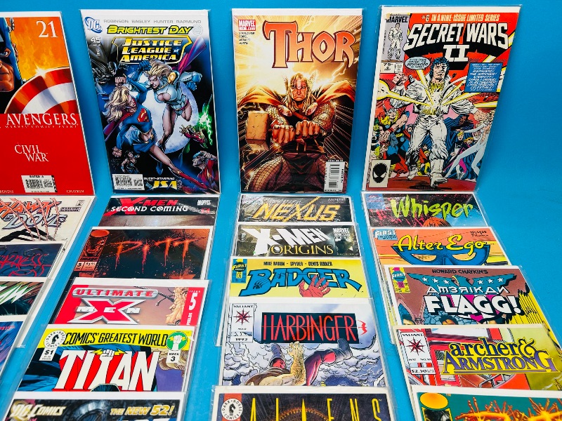 Photo 1 of 195259… final sale no returns/refunds- 30 comics in plastic sleeves 