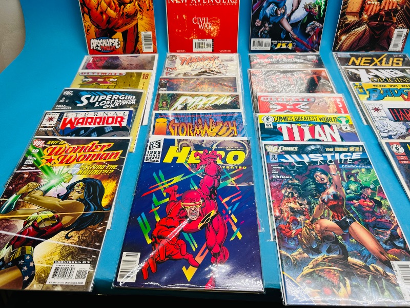 Photo 1 of 195259… final sale no returns/refunds- 30 comics in plastic sleeves 