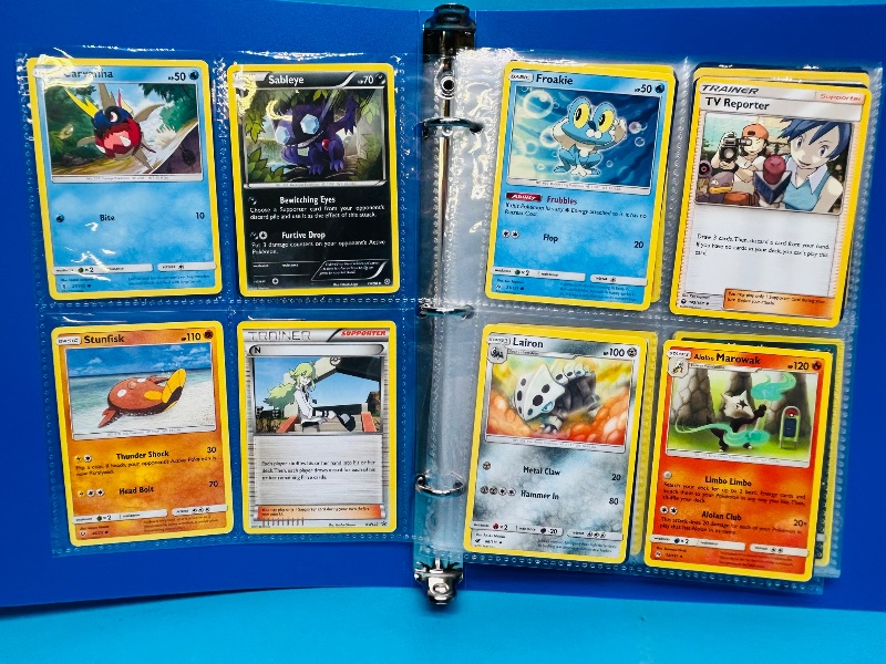 Photo 1 of 195279…final sale no returns /refunds-120 Pokémon cards in binder 