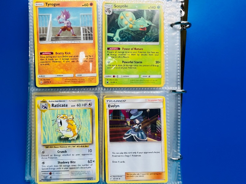 Photo 1 of 195279…final sale no returns /refunds-120 Pokémon cards in binder 