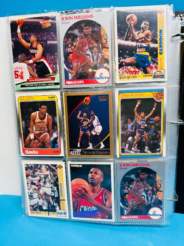 Photo 1 of 195280… final sale no returns /refunds-324 basketball cards in binder 