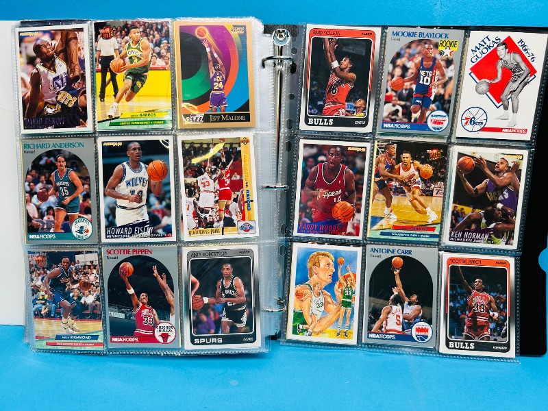 Photo 1 of 195280… final sale no returns /refunds-324 basketball cards in binder 