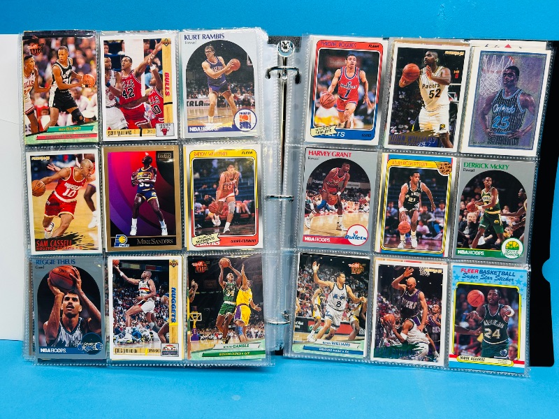 Photo 1 of 195280… final sale no returns /refunds-324 basketball cards in binder 