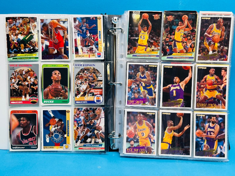 Photo 1 of 195280… final sale no returns /refunds-324 basketball cards in binder 