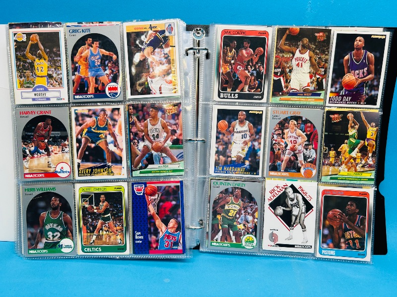 Photo 1 of 195280… final sale no returns /refunds-324 basketball cards in binder 