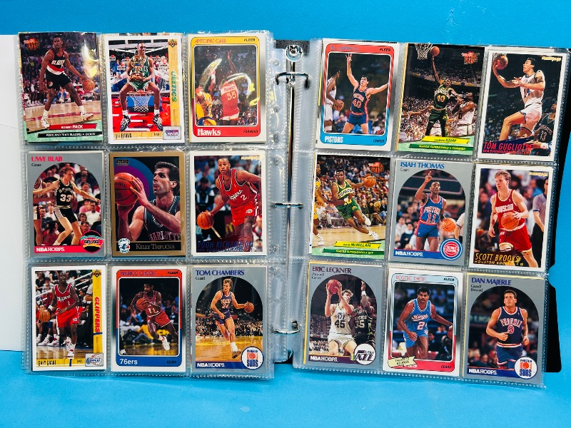 Photo 1 of 195280… final sale no returns /refunds-324 basketball cards in binder 
