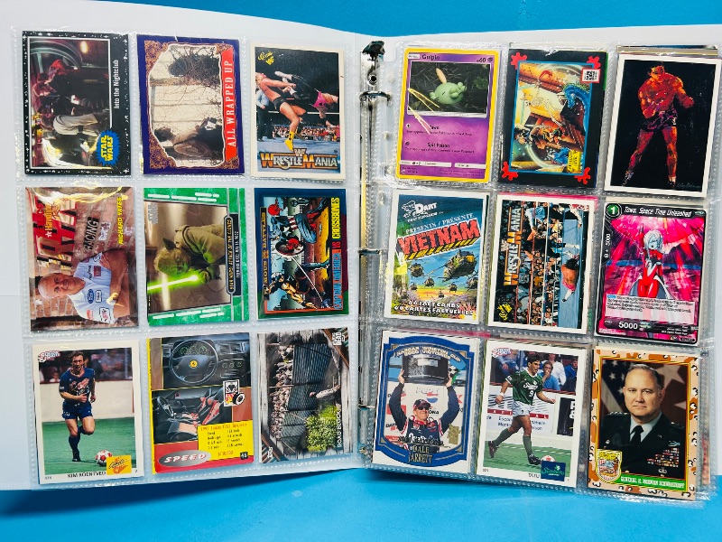 Photo 1 of 195281… final sale no returns /refunds-270 character/game cards in binder 