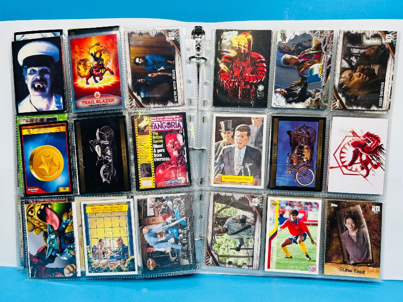 Photo 1 of 195282… final sale no returns /refunds-270 character/game cards in binder 