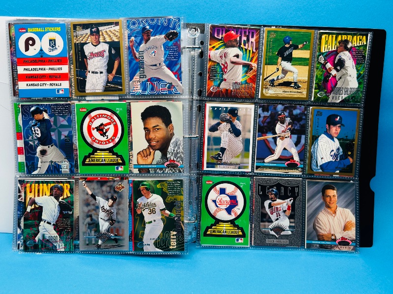 Photo 1 of 195288…final sale no returns/refunds-360 mixed baseball cards in binder 