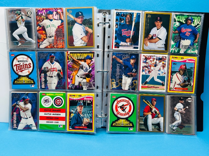 Photo 1 of 195288…final sale no returns/refunds-360 mixed baseball cards in binder 