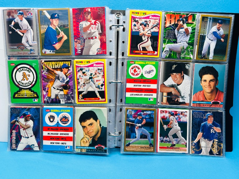 Photo 1 of 195288…final sale no returns/refunds-360 mixed baseball cards in binder 