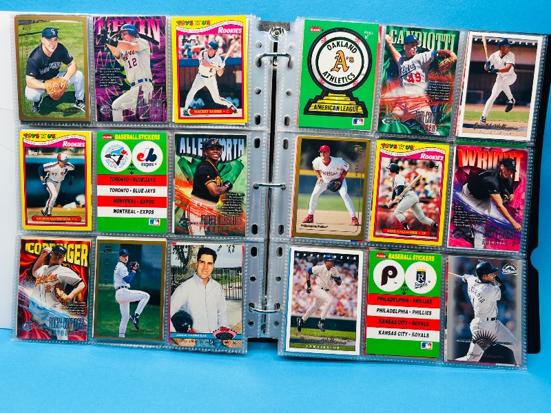 Photo 1 of 195288…final sale no returns/refunds-360 mixed baseball cards in binder 