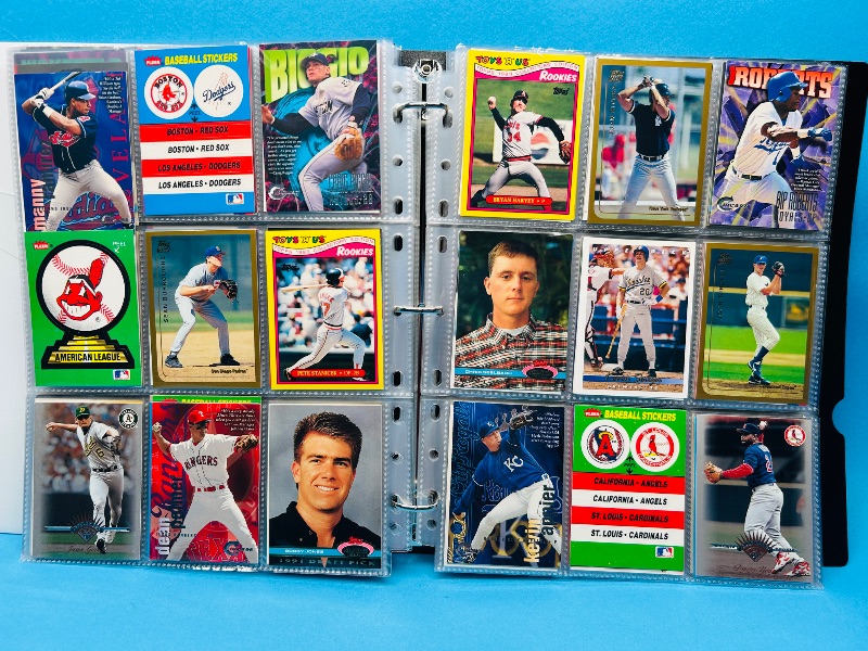 Photo 1 of 195288…final sale no returns/refunds-360 mixed baseball cards in binder 