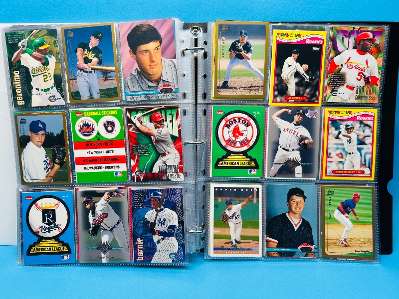 Photo 1 of 195288…final sale no returns/refunds-360 mixed baseball cards in binder 