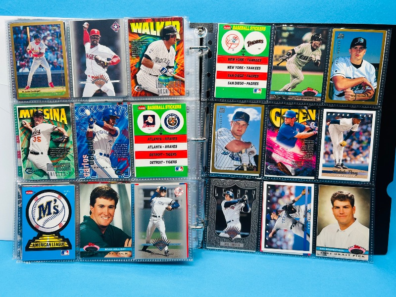 Photo 1 of 195288…final sale no returns/refunds-360 mixed baseball cards in binder 