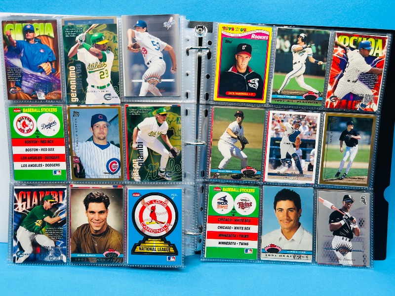 Photo 1 of 195288…final sale no returns/refunds-360 mixed baseball cards in binder 