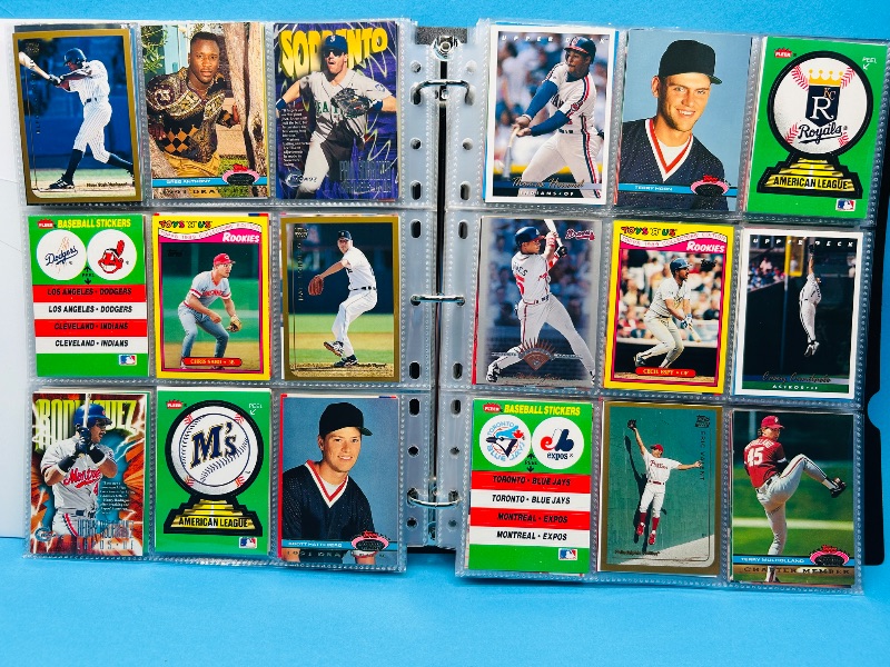 Photo 1 of 195288…final sale no returns/refunds-360 mixed baseball cards in binder 