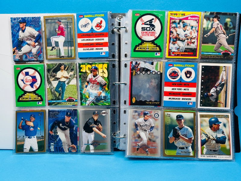Photo 1 of 195288…final sale no returns/refunds-360 mixed baseball cards in binder 