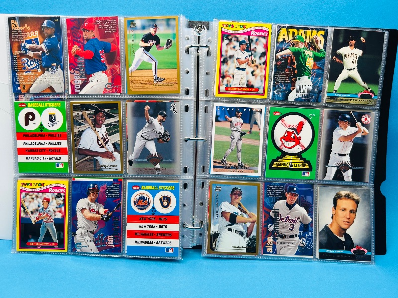 Photo 1 of 195288…final sale no returns/refunds-360 mixed baseball cards in binder 