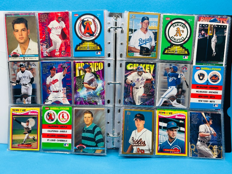 Photo 1 of 195288…final sale no returns/refunds-360 mixed baseball cards in binder 