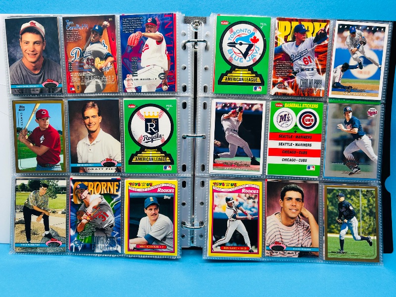 Photo 1 of 195288…final sale no returns/refunds-360 mixed baseball cards in binder 