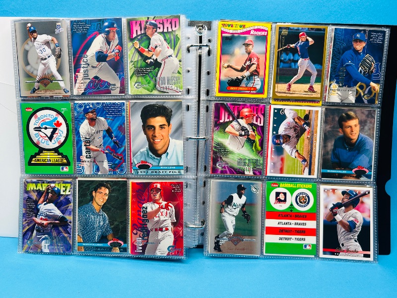 Photo 1 of 195288…final sale no returns/refunds-360 mixed baseball cards in binder 