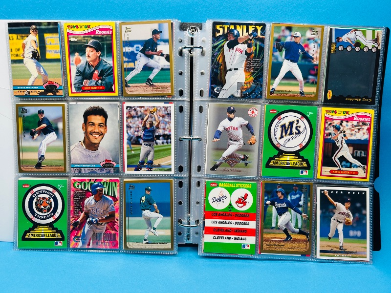 Photo 1 of 195288…final sale no returns/refunds-360 mixed baseball cards in binder 