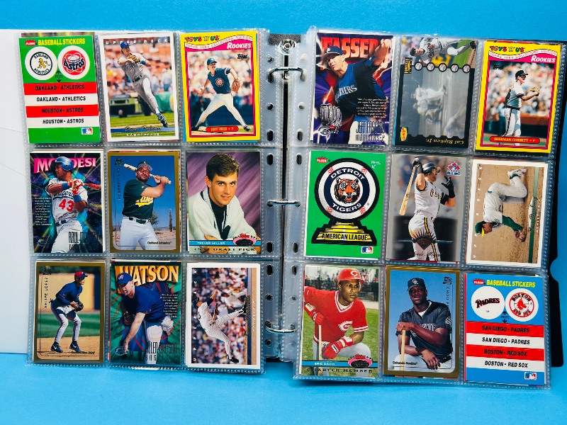 Photo 1 of 195288…final sale no returns/refunds-360 mixed baseball cards in binder 