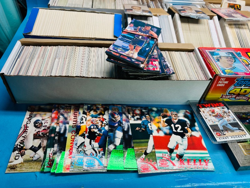 Photo 1 of 195295…final sale no returns/refunds-sports cards-sets may not be complete and are out of order-thousands 
