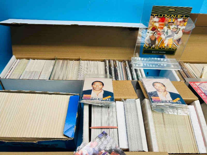 Photo 1 of 195295…final sale no returns/refunds-sports cards-sets may not be complete and are out of order-thousands 