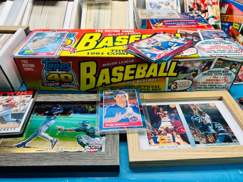 Photo 1 of 195295…final sale no returns/refunds-sports cards-sets may not be complete and are out of order-thousands 