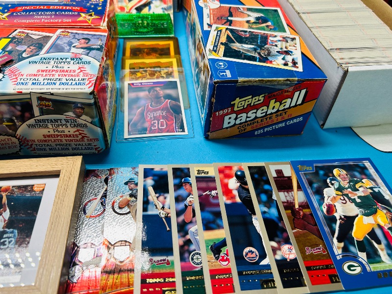 Photo 1 of 195295…final sale no returns/refunds-sports cards-sets may not be complete and are out of order-thousands 