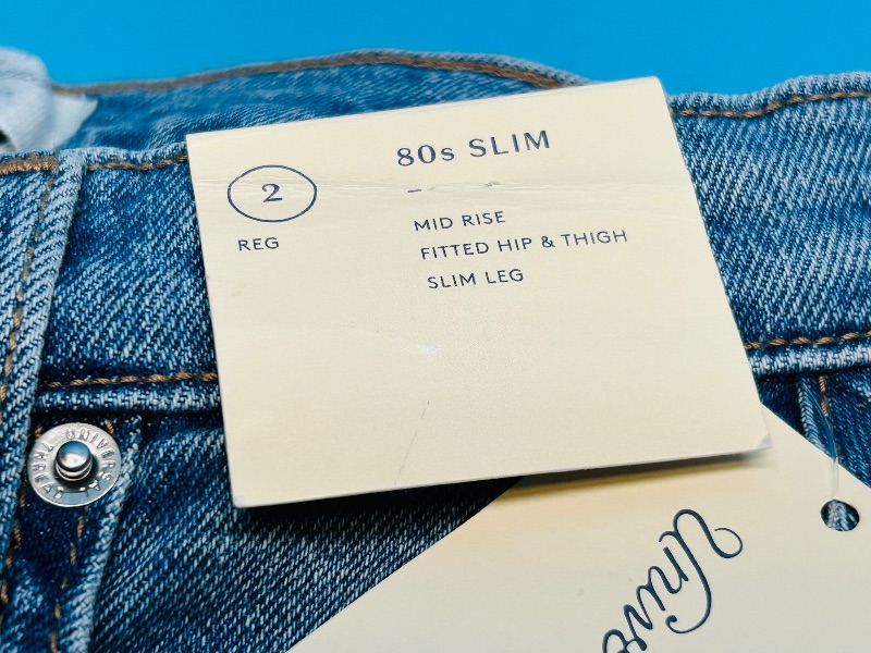 Photo 1 of 195323…size 2 button fly jeans -like new condition 