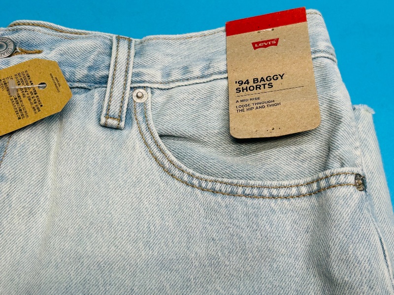Photo 1 of 195326…size 31 Levi baggy shorts--like new condition 